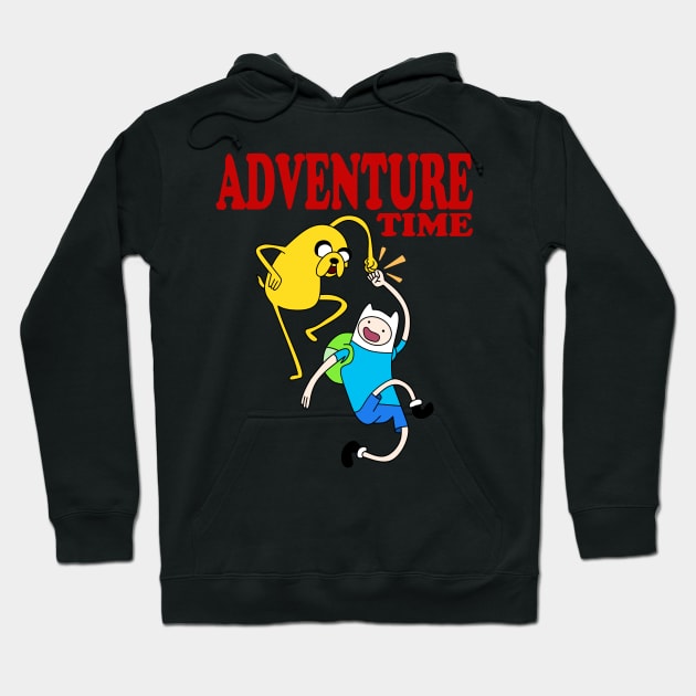 adventure time-jake and finn Hoodie by screamousking